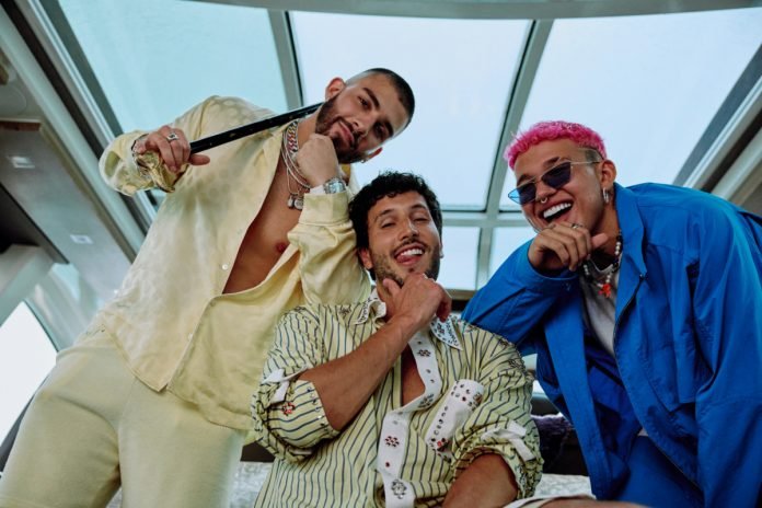 IGVZ7324 copy Sebastián Yatra, Manuel Turizo y Beéle. Foto: Ighor Cardozo