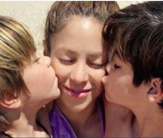 Shakira y sus hijos / Foto: Instagram Shakira