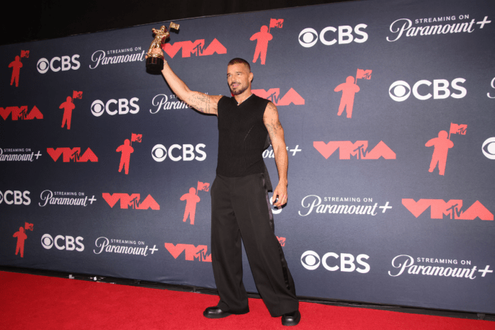 Ricky Martin en los VMAs 2025 | Foto: Getty Images para Sony Music Ricky Martin en los VMAs 2025 | Foto: Getty Images para Sony Music
