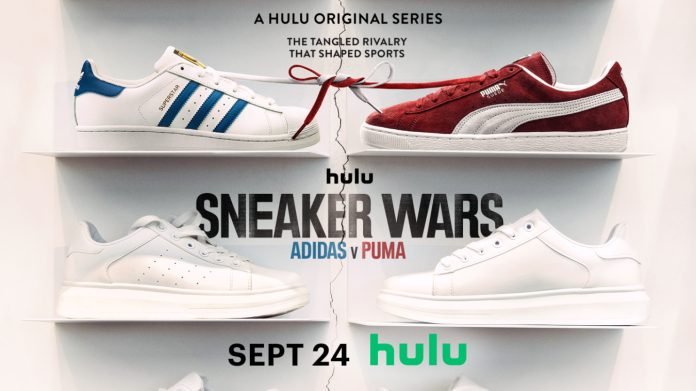 Sneaker_Wars_Adidas_v_Puma_Season1_Social_Static_16x9_5760x3240_Payoff_Rebrand_Hulu_Date_en