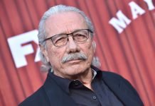 Los,Angeles,-,May,29:,Edward,James,Olmos,Arrives,For