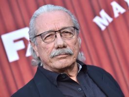 Los,Angeles,-,May,29:,Edward,James,Olmos,Arrives,For