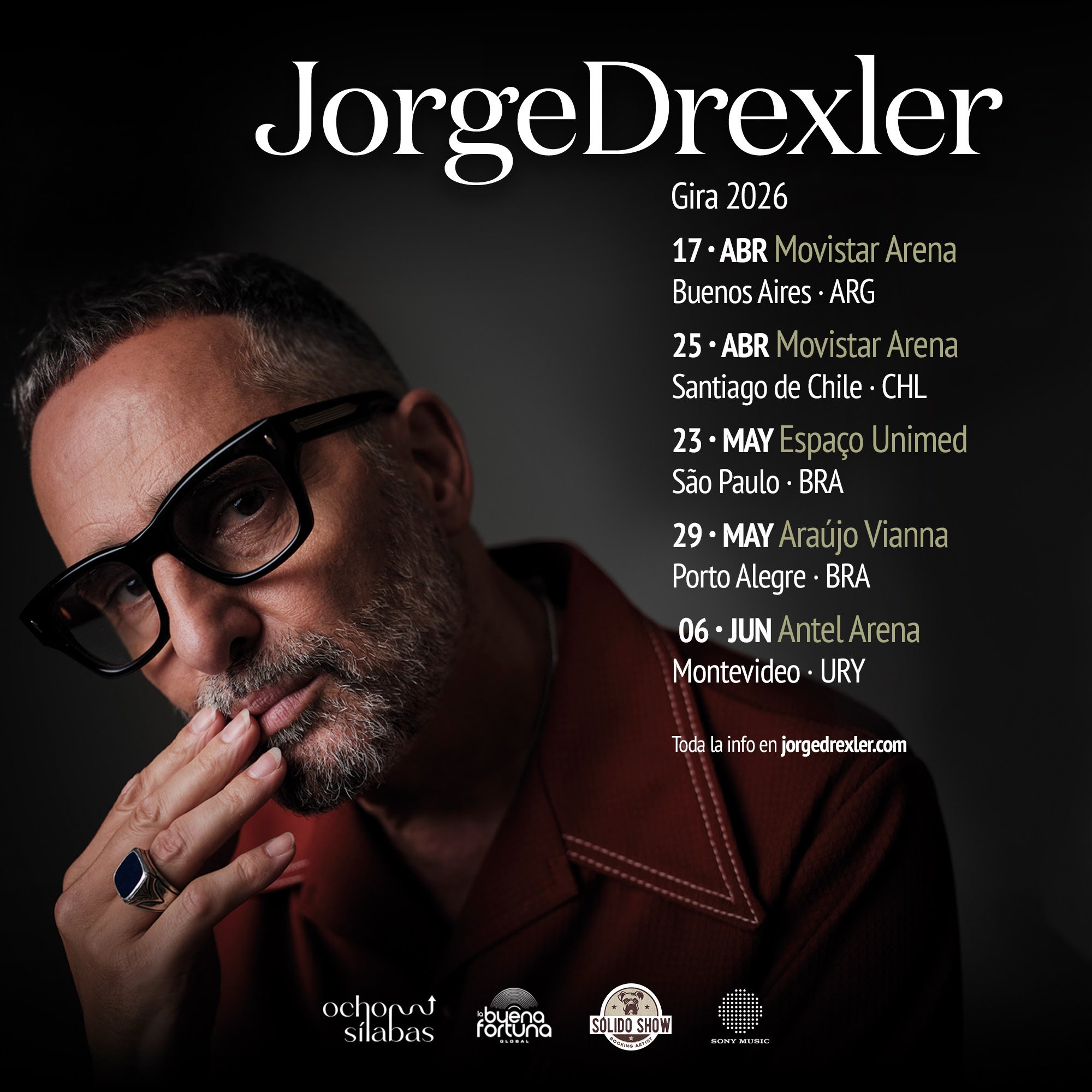 Gira de Jorge Drexler | Cortesía de Imagine It Media