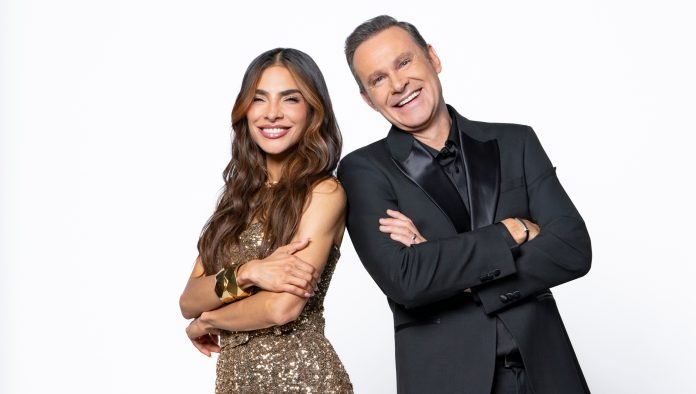 Alejandra Espinoza y Alan Tacher | Foto cortesía TelevisaUnivision Alejandra Espinoza y Alan Tacher | Foto cortesía TelevisaUnivision