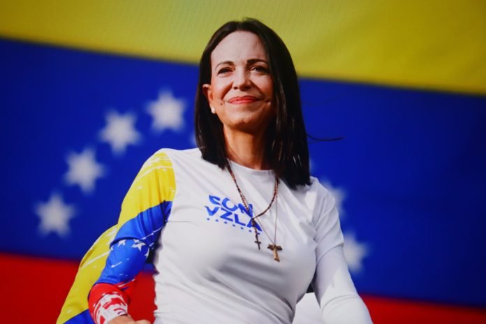 Maria,Corina,Machado,Is,A,Venezuelan,Opposition,Leader,Who,Won