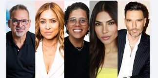 José Morales, Karen Padín, Mari Urdaneta, Alejandra Espinoza y Julián Gil
